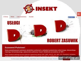 Zrzut ekranu strony dddinsekt.com.pl
