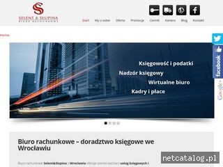Zrzut ekranu strony www.biuro-wroclaw.pl