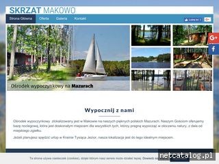Zrzut ekranu strony makowowypoczynek.pl