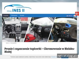 Zrzut ekranu strony inesii.pl
