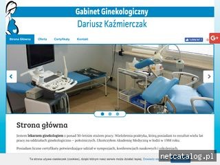 Zrzut ekranu strony ginekolog-szczytno.pl