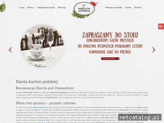 Zrzut ekranu strony www.oberza.com.pl