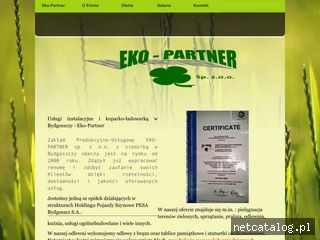 Zrzut ekranu strony www.eko-partner.com.pl