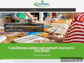 Zrzut ekranu strony www.duomed.com.pl