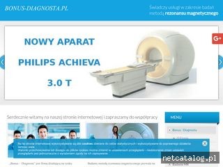 Zrzut ekranu strony www.bonus-diagnosta.pl