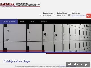 Zrzut ekranu strony metaloweszafkigrzewcze.eu