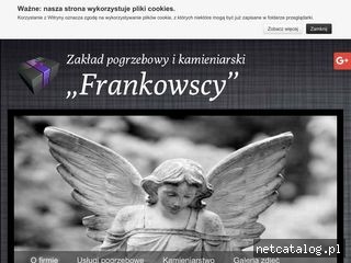Zrzut ekranu strony frankowscy.pl