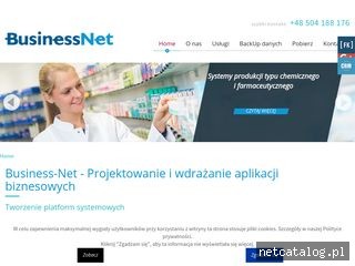 Zrzut ekranu strony www.bnet.com.pl