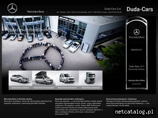 Zrzut ekranu strony www.duda-cars.mercedes-benz.pl