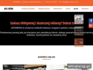 Zrzut ekranu strony advmedia.com.pl