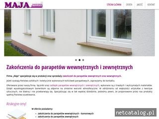 Zrzut ekranu strony zakonczeniadoparapetow.pl