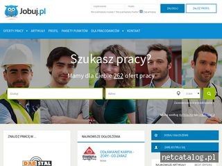 Zrzut ekranu strony www.jobuj.pl
