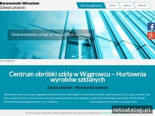 Zrzut ekranu strony uslugiszklarskiewagrowiec.pl