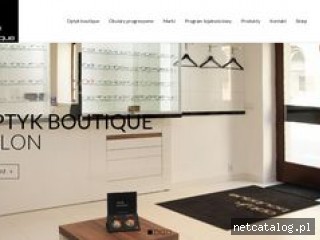 Zrzut ekranu strony optyk-boutique.pl