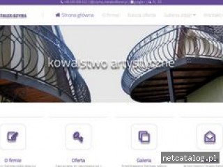 Zrzut ekranu strony www.szyma-metalex.pl