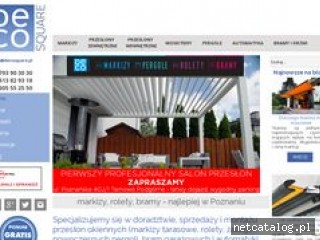 Zrzut ekranu strony www.decosquare.pl