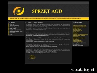 Zrzut ekranu strony agd.sprzet.biz