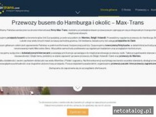 Zrzut ekranu strony max-trans.com