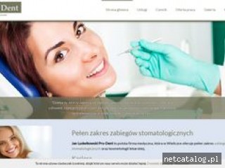Zrzut ekranu strony ludwikowski-dentysta.pl