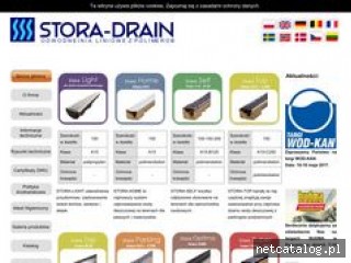 Zrzut ekranu strony www.stora-drain.pl