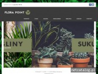 Zrzut ekranu strony www.florapoint.pl