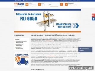 Zrzut ekranu strony www.import-maszyn.eu