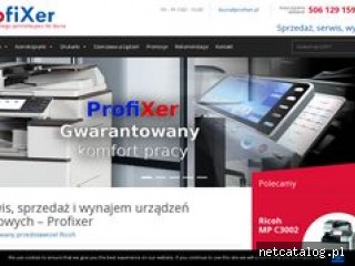 Zrzut ekranu strony www.profixer.pl