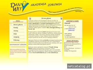 Zrzut ekranu strony www.danwit.pl