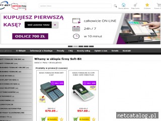 Zrzut ekranu strony fiskalnekasy.com