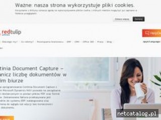 Zrzut ekranu strony redtulip.pl