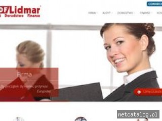 Zrzut ekranu strony www.lidmar.pl