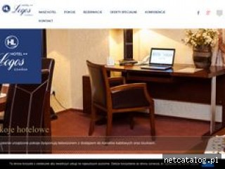 Zrzut ekranu strony www.hotellogos-gdansk.pl
