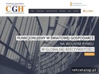 Zrzut ekranu strony www.cgh-kancelaria.pl