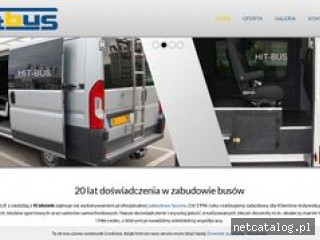 Zrzut ekranu strony zabudowabusa-hitbus.pl