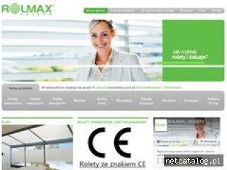 Zrzut ekranu strony www.rolmax.pl
