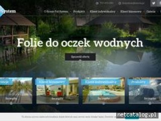 Zrzut ekranu strony fol-system.com.pl