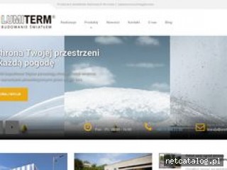 Zrzut ekranu strony www.lumiterm.pl