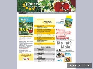 Zrzut ekranu strony www.poradnikdozdrowia.pl