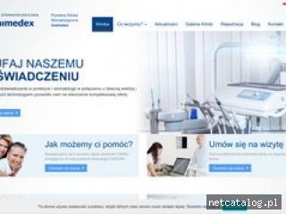 Zrzut ekranu strony unimedex.pl