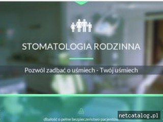 Zrzut ekranu strony stomatologiarodzinna.net