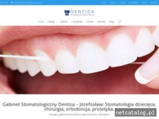 Zrzut ekranu strony stomatologia-dentica.pl
