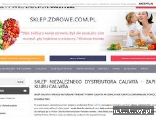 Zrzut ekranu strony www.sklep.zdrowe.com.pl