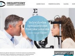 Zrzut ekranu strony www.okulistyczny.com.pl