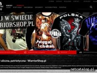 Zrzut ekranu strony www.warriorshop.pl