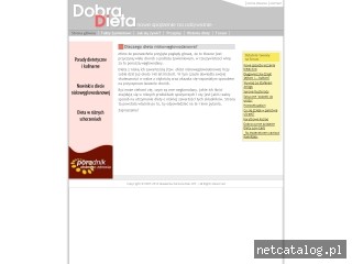 Zrzut ekranu strony www.dobradieta.pl