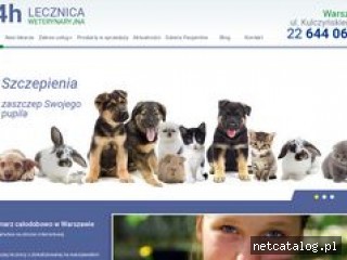 Zrzut ekranu strony www.lecznica-ursynow.waw.pl