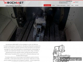 Zrzut ekranu strony www.wrochmet.pl