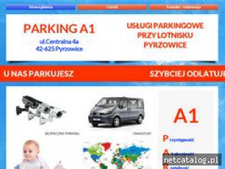 Zrzut ekranu strony www.parkinga1pyrzowice.pl