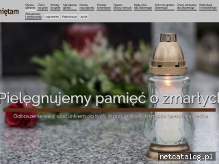 Zrzut ekranu strony www.pamietam.pl
