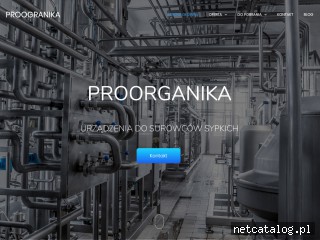 Zrzut ekranu strony proorganika.com.pl